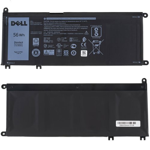 Оригінальна батарея для ноутбука DELL V1P4C (Chromebook 13 3380) — 7.6V, 56Wh, чорна