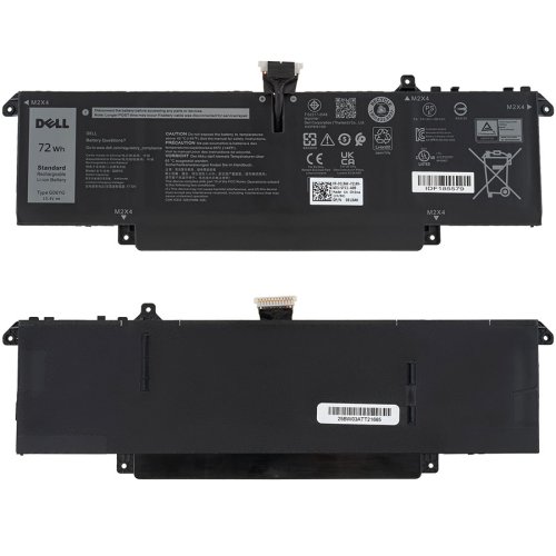 Оригінальна батарея для ноутбука DELL 3N81G (Precision 5490) — 15.4V, 72Wh, чорна