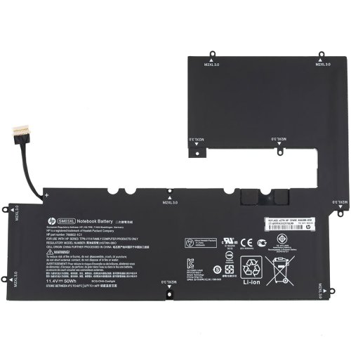 Оригинальная батарея для ноутбука HP SM03XL (Envy x2 15) 11.4V, 4380mAh, Black