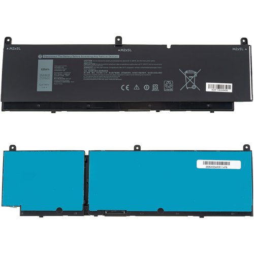 Батарея для ноутбука DELL 17C06 (Precision 7560, 7760, 7550) — 11.4V, 5667mAh, чорна