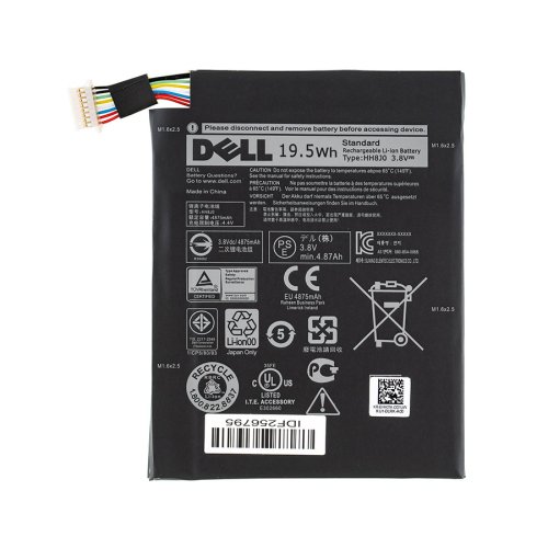Оригінальна батарея для ноутбука DELL 0HH8J0 (Venue 8 Pro) — 3.8V, 4875mAh, чорна