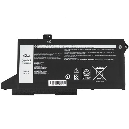 Батарея для ноутбука DELL 005R42 (Latitude 5520, 5420) — 11.4V, 3680mAh, чорна