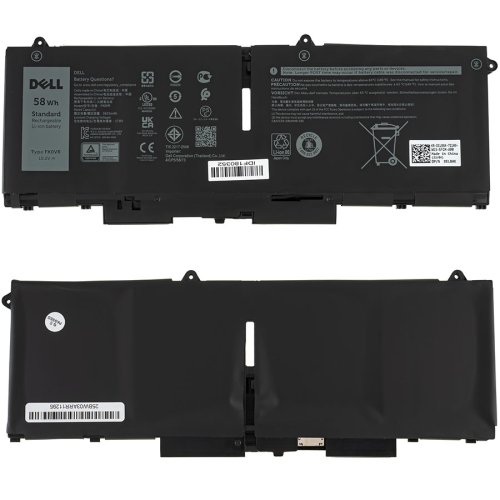 Оригінальна батарея для ноутбука Dell Latitude 5330, 7530 — 15.2V, 58Wh, чорна (8H6WD)