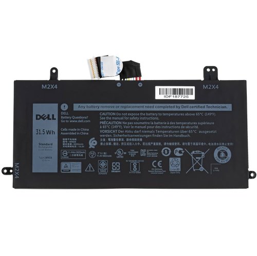 Оригінальна батарея для ноутбука DELL 1WND8 (Latitude 5285) — 11.4V, 2622mAh, 30Wh, чорна