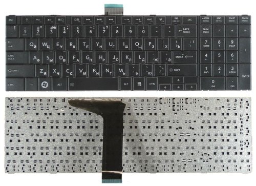 Клавіатура Toshiba Satellite (C850, C850D, L850, L850D, L855, L855D, L870, L870D, L875, L875D, P870, P875, P850, C855, C855D ) Black, RU