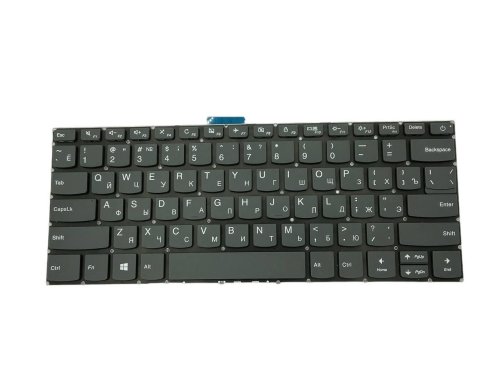 Клавіатура для ноутбука Lenovo IdeaPad 320S-14IKBR Black, (No Frame), RU
