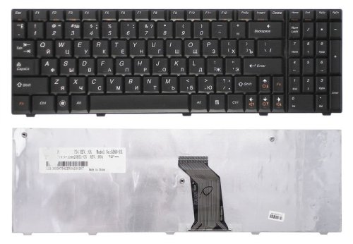 Клавіатура для ноутбука Lenovo IdeaPad (G560, G560A, G560E, G565, G565A) Black, RU