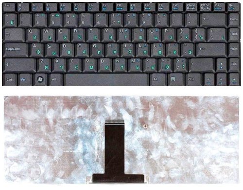 Клавіатура для ноутбука Benq Joybook (R45, R45E, R45F, R45EG, R46, R47) Black, RU