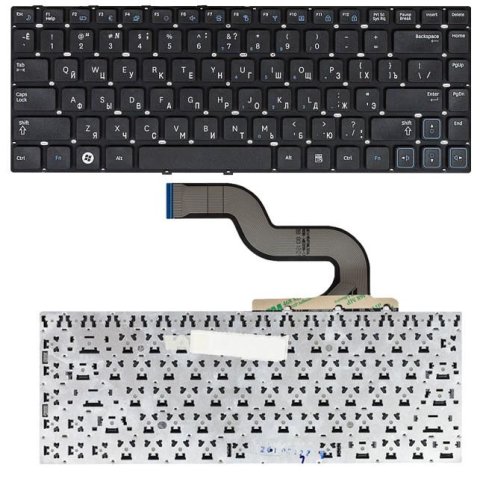 Клавіатура для ноутбука Samsung (RC410) Black, (No Frame), RU/EN