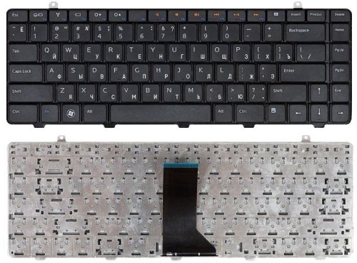 Клавіатура для ноутбука Dell Inspiron (1464) Black, RU
