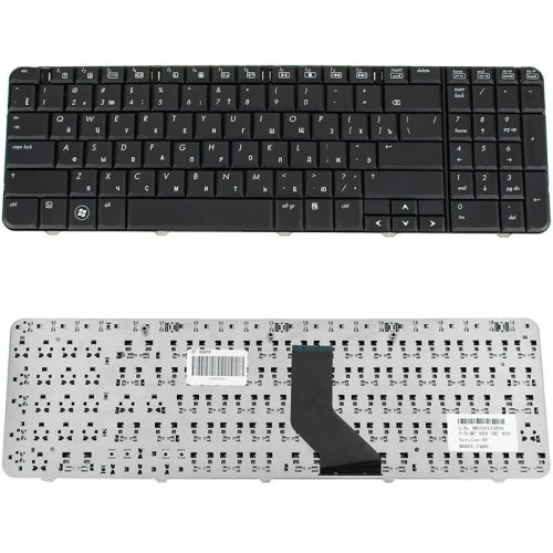 Клавіатура для ноутбука HP Presario CQ60, CQ60Z, G60, G60T, чорна, російська розкладка