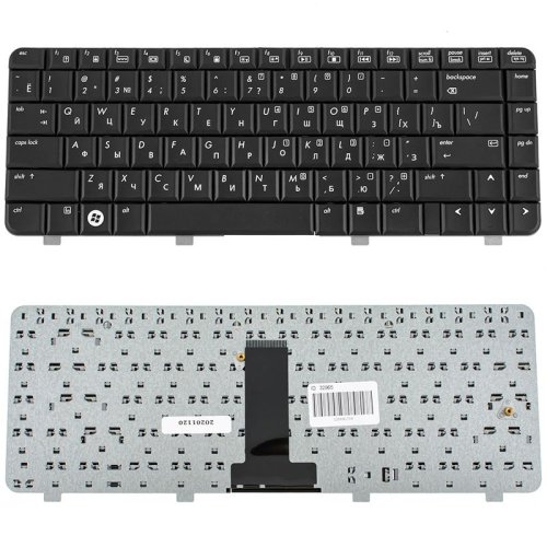 Клавіатура для ноутбука HP Compaq (540, 550, 6520, 6520S, 6720, 6720S) ukr, black