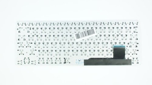 Клавіатура для ноутбука ASUS S200, X201, X202 — біла, російська розкладка, без фрейма