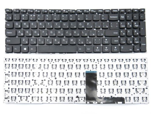 Клавіатура для ноутбука LENOVO IdeaPad 310-15ABR, 310-15IAP, 310-15ISK, 310-15IKB, 510-15IKB, 510-15ISK (RU Black без рамки)