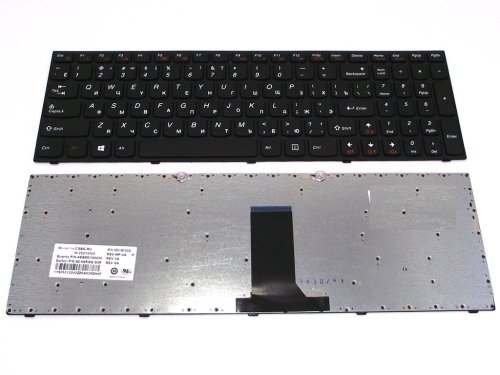 Клавіатура для ноутбука Lenovo IdeaPad B5400, M5400, M5400A, M5400AT (RU Black, чорна рамка)