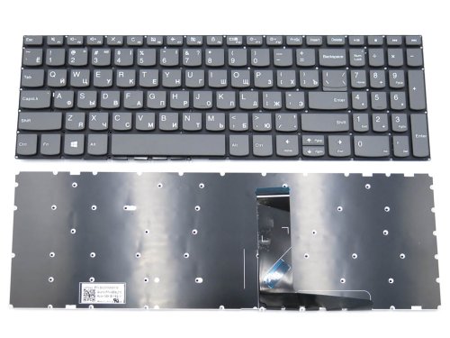 Клавіатура для ноутбука LENOVO IdeaPad 330S-15ARR, 330S-15AST, 330S-15IKB, 330S-15ISK (RU Gray)