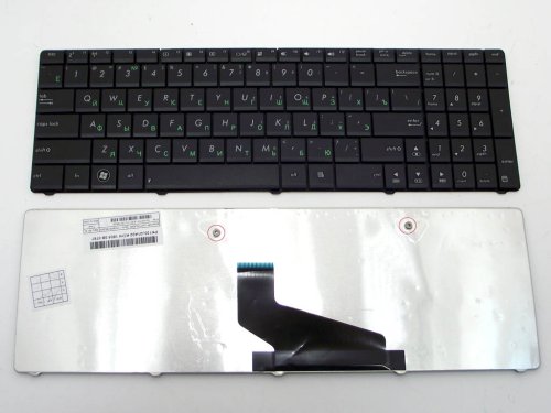 Клавіатура для ASUS K53, K53B, K53U, K53T, K53TA, X53U, X53B, X73T (RU Black)