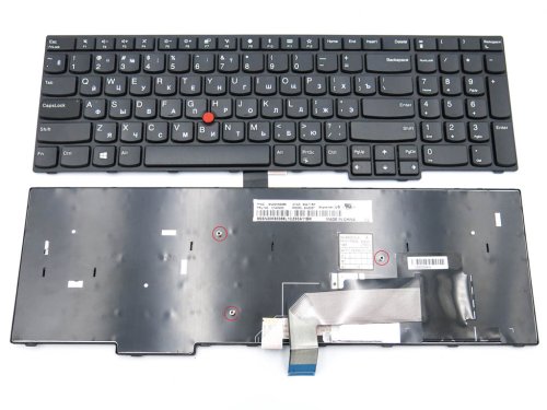 Клавіатура для Lenovo ThinkPad E570, E575 (RU Black)