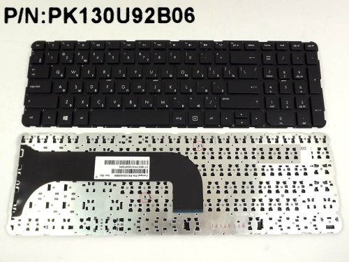 Клавіатура для HP Pavilion Envy M6, M6T, M6-1000, M6-1100, M6-1200 (RU Black без рамки)