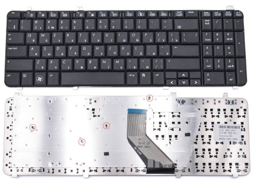 Клавиатура для HP dv6-1000, dv6-2000, dv6t-1000, dv6t-2300, dv6z-1000 (RU Black) Оригинал