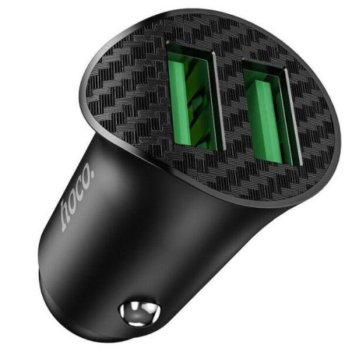 Автомобільний зарядний пристрій Hoco Z39, 18W, Чорний (6931474735027)