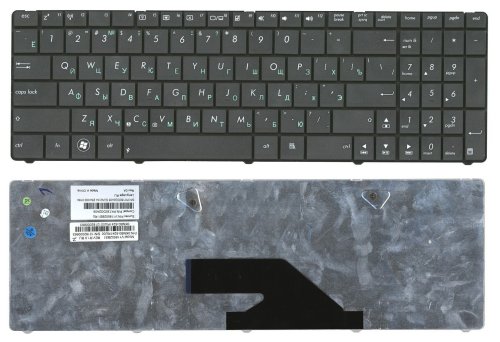 Клавіатура для Asus (K75, A75, X75, F75), Black, RU