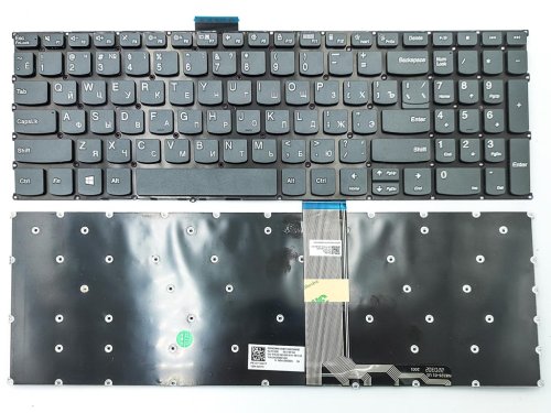 Клавіатура для Lenovo IdeaPad 5-15ALC05, 5-15ARE05, 5-15IIL05, 5-15ITL05 2020 року (RU Gray). Оригінал