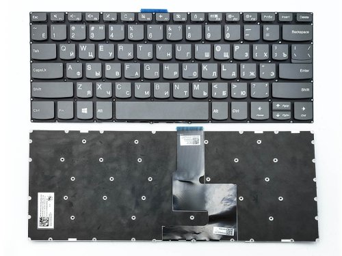 Клавіатура для Lenovo Ideapad 330S-14ARR, 330S-14AST, 330S-14IKB, 330S-14ISK, V330-14IKB, Yoga 520-14IKB, 720-15ISK, 720-15IKB (RU Gray)