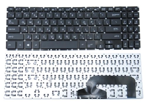Клавіатура для ноутбука ASUS X507, X507MA, X507U, X507UB, X507M, A570, X507MB, X507UA, X507UF, X507L, X507LA, Y5000, F507L, F507LA, F507M, F507MA, A507, A507MA (RU Black без рамки)