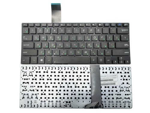Клавіатура для ноутбука ASUS VivoBook S300, S300C, S300CA, S301LP, S301LA, Q301, Q301LA, Q301L, X302LJ, S300K, S300KI (RU Black без рамки). Оригінал