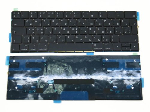 Клавіатура для Apple A1706, A1707 MacBook Pro (2016, 2017) (RU, Big Enter з підсвіткою)