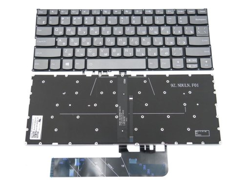 Клавіатура для Lenovo YOGA 530S-14, 530S-14ARR, 530S-14IKB, 530S-15, 530S-15ARR, 530S-15IKB, 730-15IKB (RU Black з підсвіткою). Оригінал