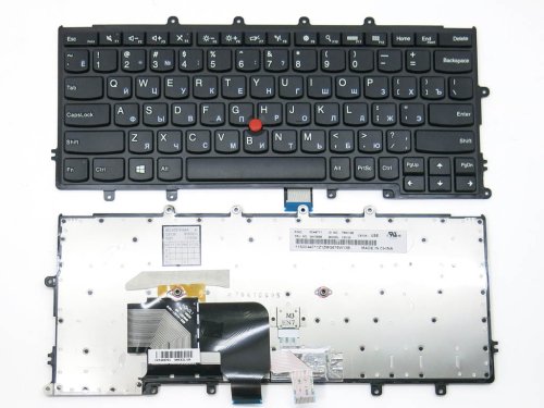 Клавіатура для LENOVO ThinkPad X240, X240S, X230S, X250S, X270, X260S (RU Black)