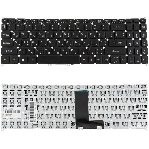 Клавіатура до ноутбуку ACER (SW: SF315-51) українська розкладка, чорний колір, без фрейму