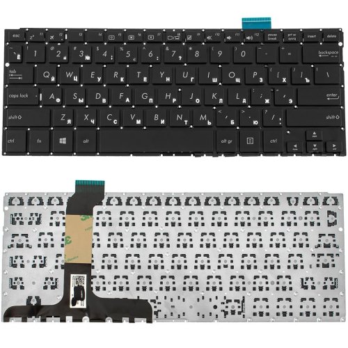 Клавіатура до ноутбуку ASUS (UX360CA, UX360CAK ) російська розкладка, чорний колір, без фрейму