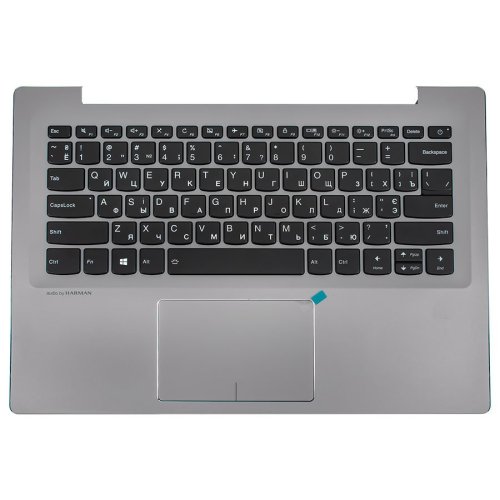 Клавіатура до ноутбуку LENOVO (Yoga 520S-14IKB  Keyboard+Touchpad+передняя панель)  російська розкладка, сріблястий колір