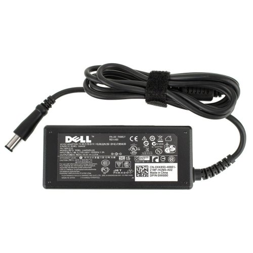Блок живлення до ноутбуку DELL 19.5V, 2.315A, 45W, 7.4x5.0-PIN, чорний колір, RECTANGULAR