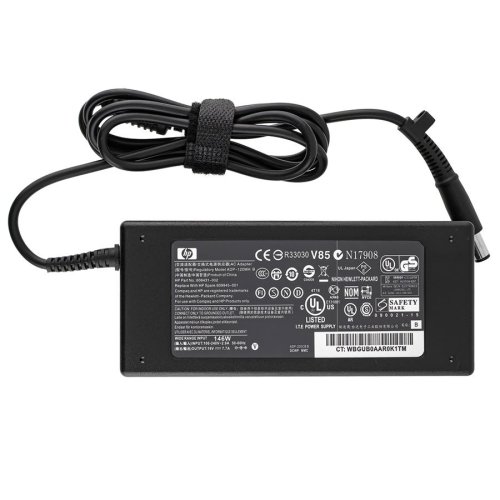 Блок живлення до ноутбуку HP 19.5V, 7.7A, 150W, 7.4x5.0-PIN, чорний колір (без кабелю!)