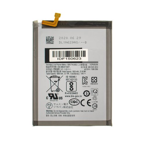 Батарея для телефонів  Samsung Galaxy M20S  M30S  M21  M21S  F41  SM-M307  SM-M207  EB-BM207ABY 6000mAh   оригінал