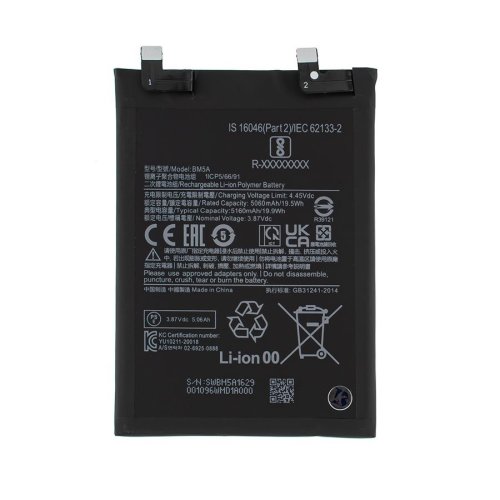 Батарея для телефонів  Xiaomi Redmi Note 11 Pro  BM5A  5160mAh   оригінал