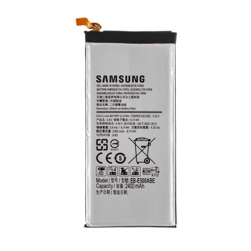 Батарея для телефонів  Samsung Galaxy E5  SM-E500  3.8V 2300mAh 8.74Wh  EB-BE500ABE