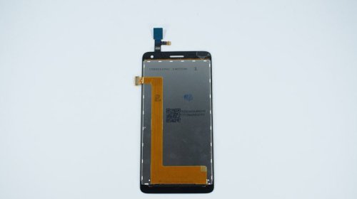 Дисплей для телефону  Lenovo S660  чорний  у зборі з тачскрином  без рамки