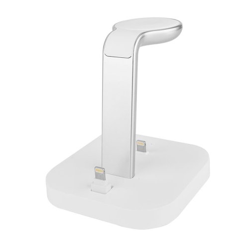 Бездротовий зарядний пристрій  HOCO CW43 Graceful 3-in-1 charger білий