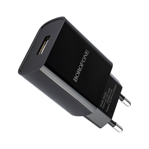 Зарядний пристрій BOROFONE BA20A 10.5W  Lightning Set  black