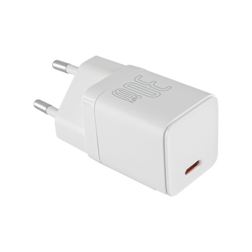 Зарядний пристрій Baseus GAN3 Fast Charger 1C 30W EU білий  CCGN010102