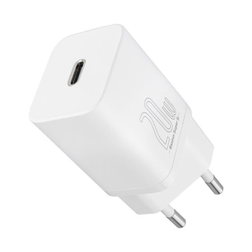 Зарядний пристрій Baseus Super Si quick charger 1C 20W EU білий  CCSUP-B02