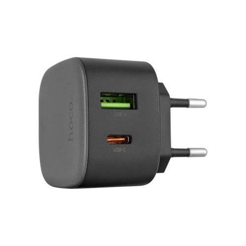 Зарядний пристрій HOCO CS32A Rise  PD20W+QC3.0  чорний  6942007617451