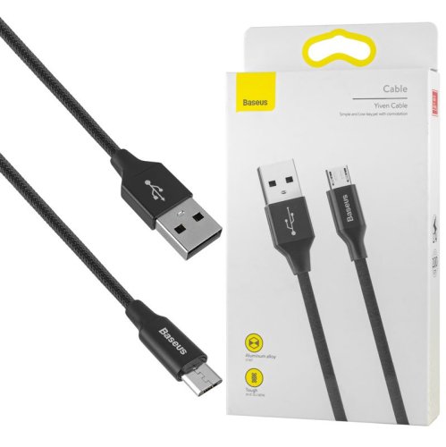 Кабель Baseus Yiven Cable For Micro 1m Чорний CAMYW-A01