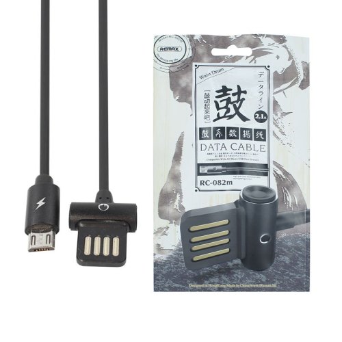 Кабель REMAX Waist Drum для MicroUSB  чорний