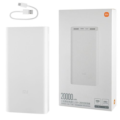Power Bank Xiaomi Mi Power Bank  3 20000mAh 18W білий (VXN4258CN)()